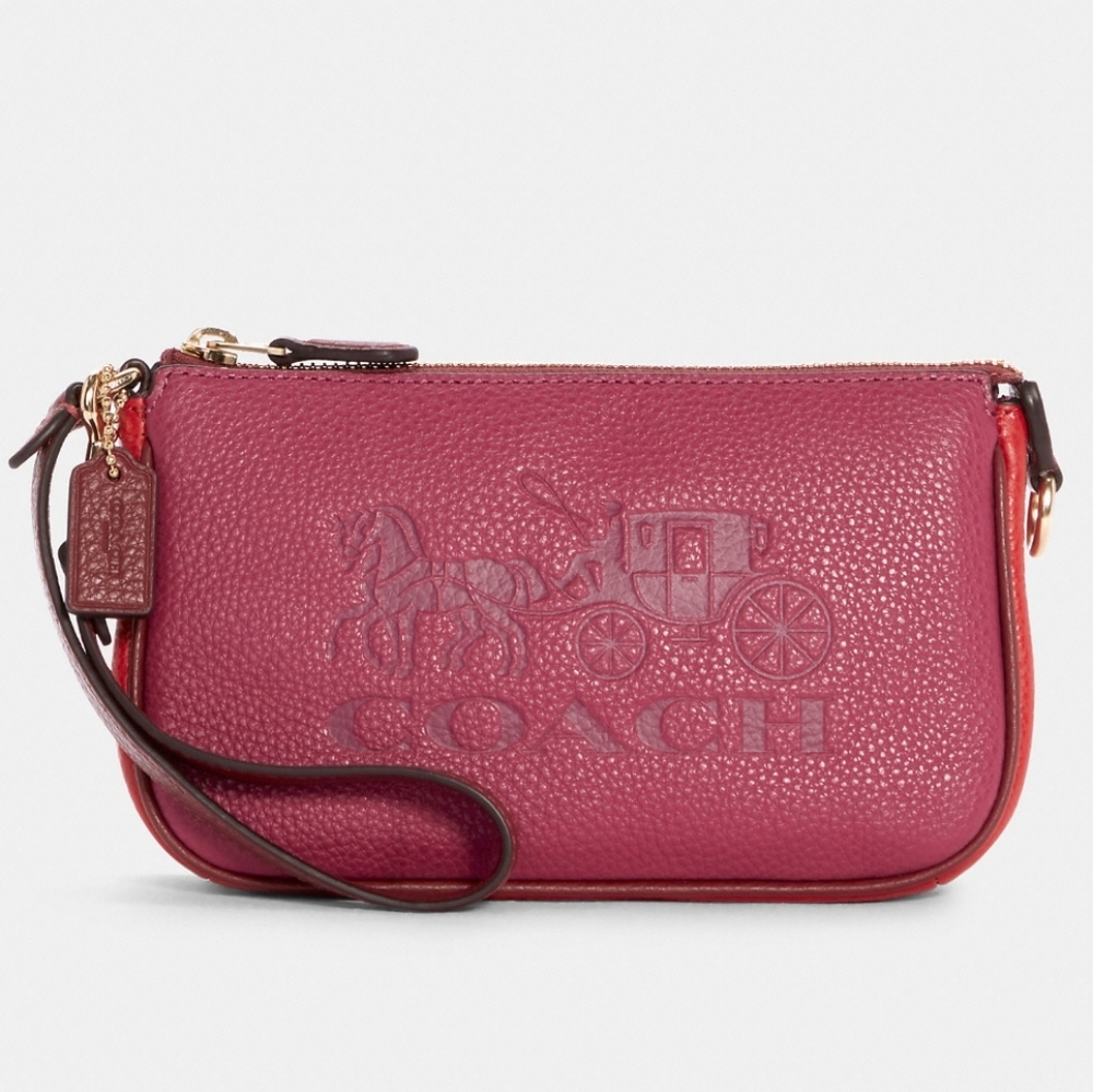 Coach Nolita 19 In Colorblock With Horse And Carriage